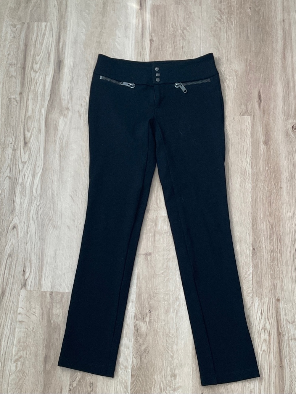 Bailey 44 Black Pants with Buttons